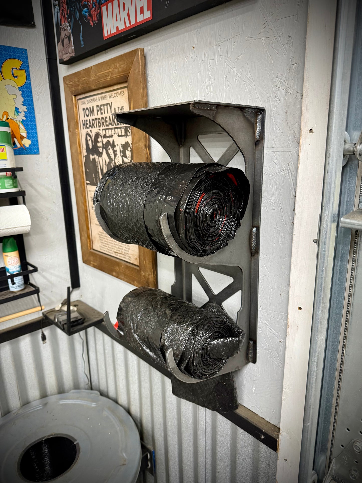 Trash Bag Holder Built for Convenience