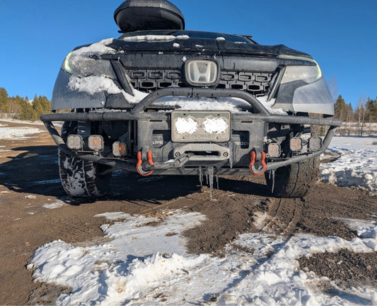 2016-2023 Honda Ridgeline/Pilot Tube Winch Bumper