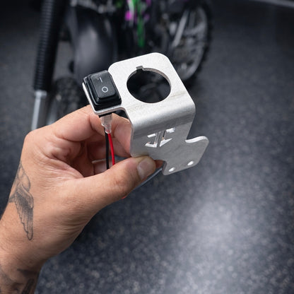 DRZ400 Ignition Switch Relocation Bracket