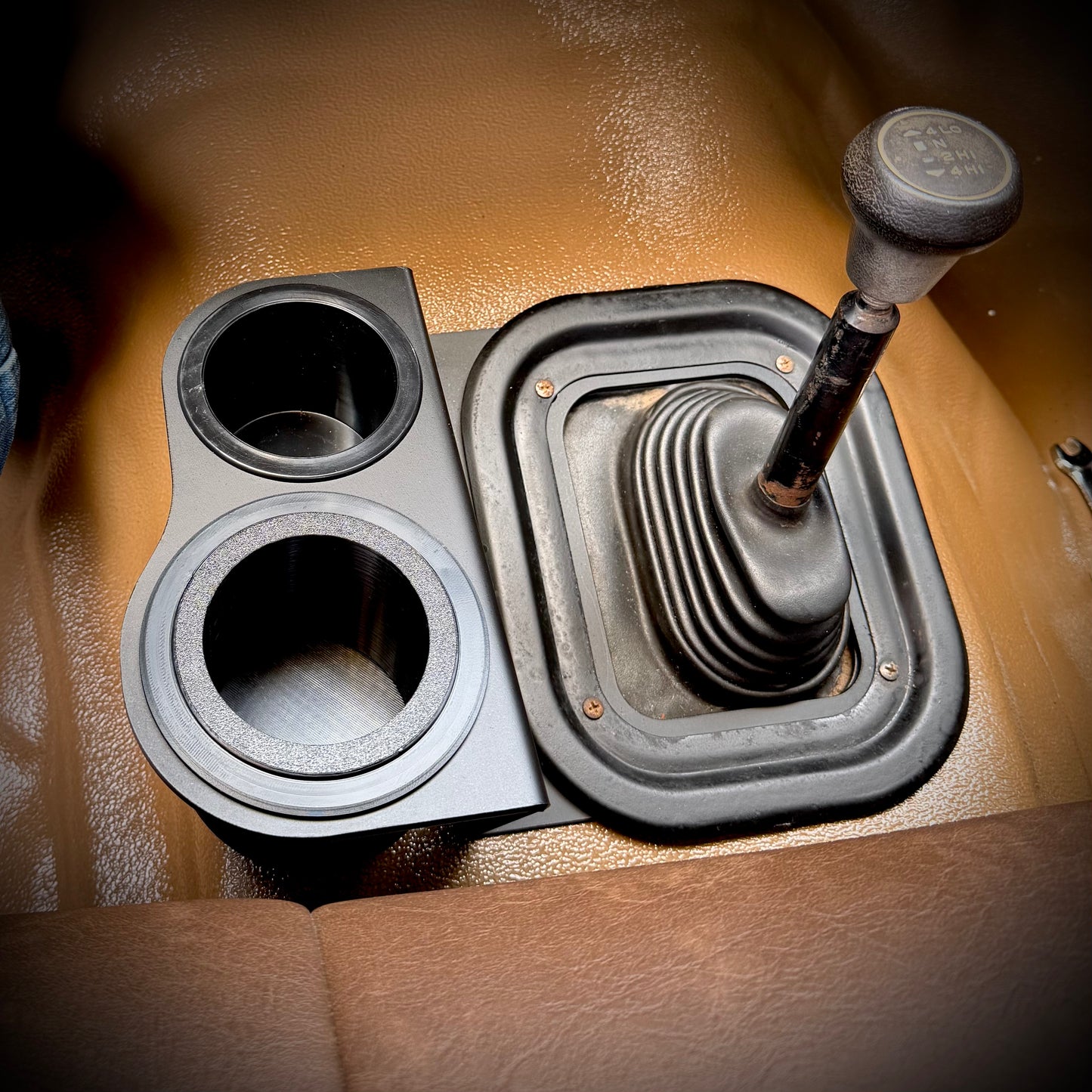 Chevy Squarebody Shifter Mounted Cup Holder