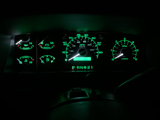 LED Retrofit Kit (Gauges + Climate ONLY) | '92 - '97 F-Series/Bronco