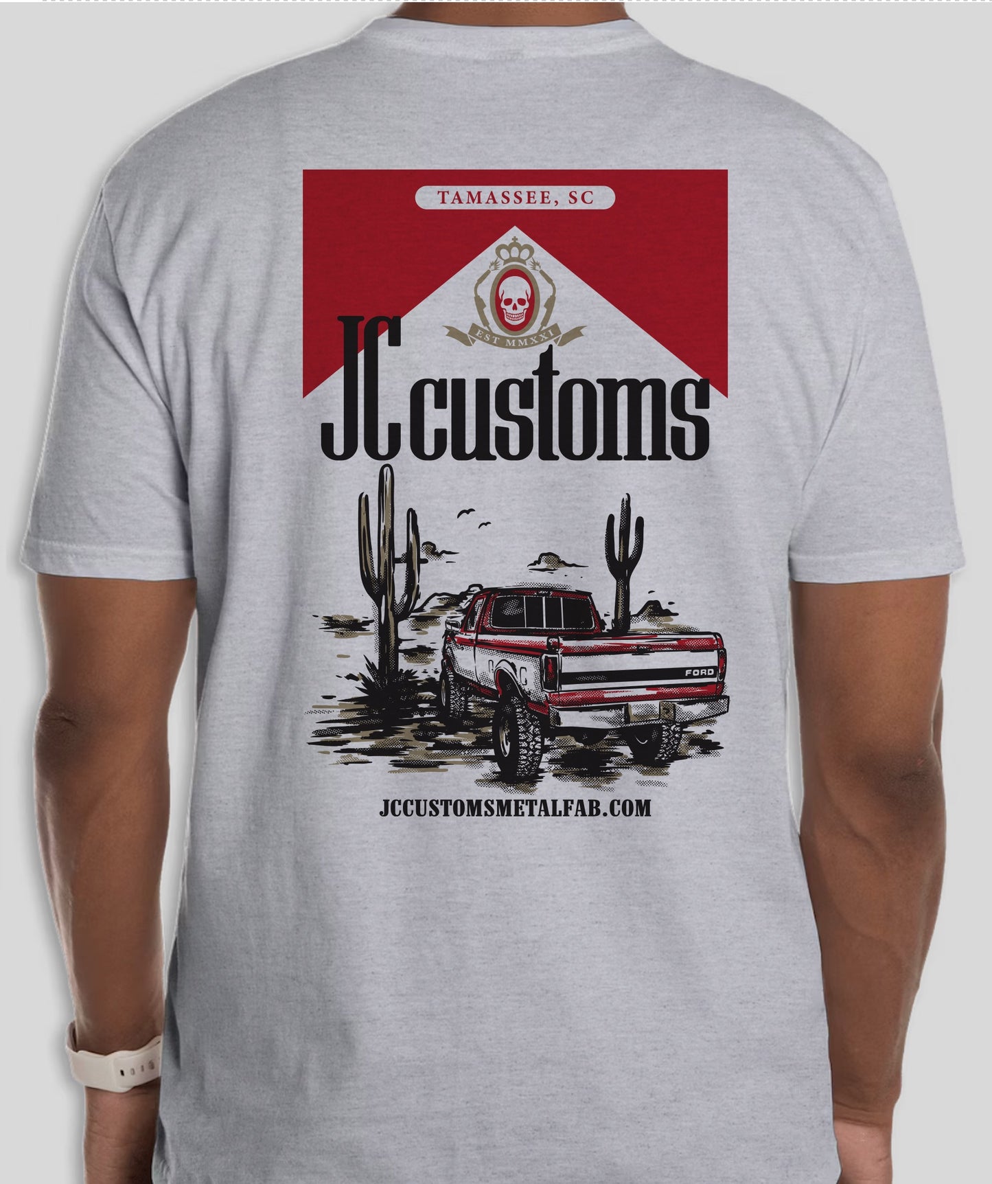 JC Customs Vintage Theme T-Shirt