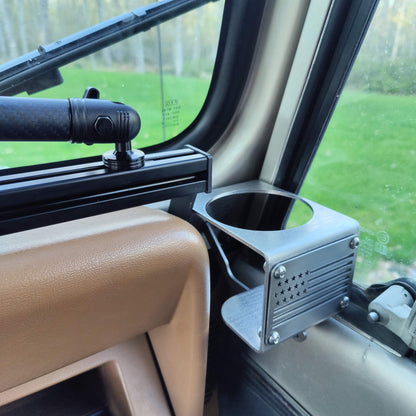 Dash Accessory Mount for Jeep Wrangler YJ, BLACK