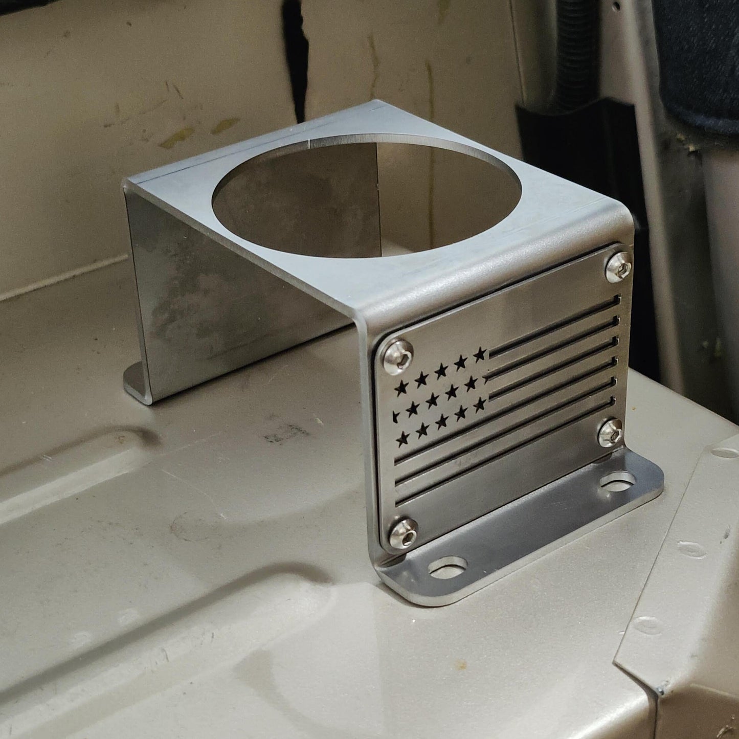 American Flag Rear Cup Holder for Jeep Wrangler YJ