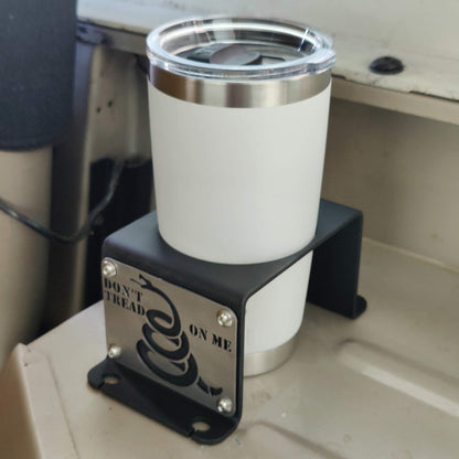 Don't Tread On Me Rear Cup Holder for Jeep Wrangler YJ