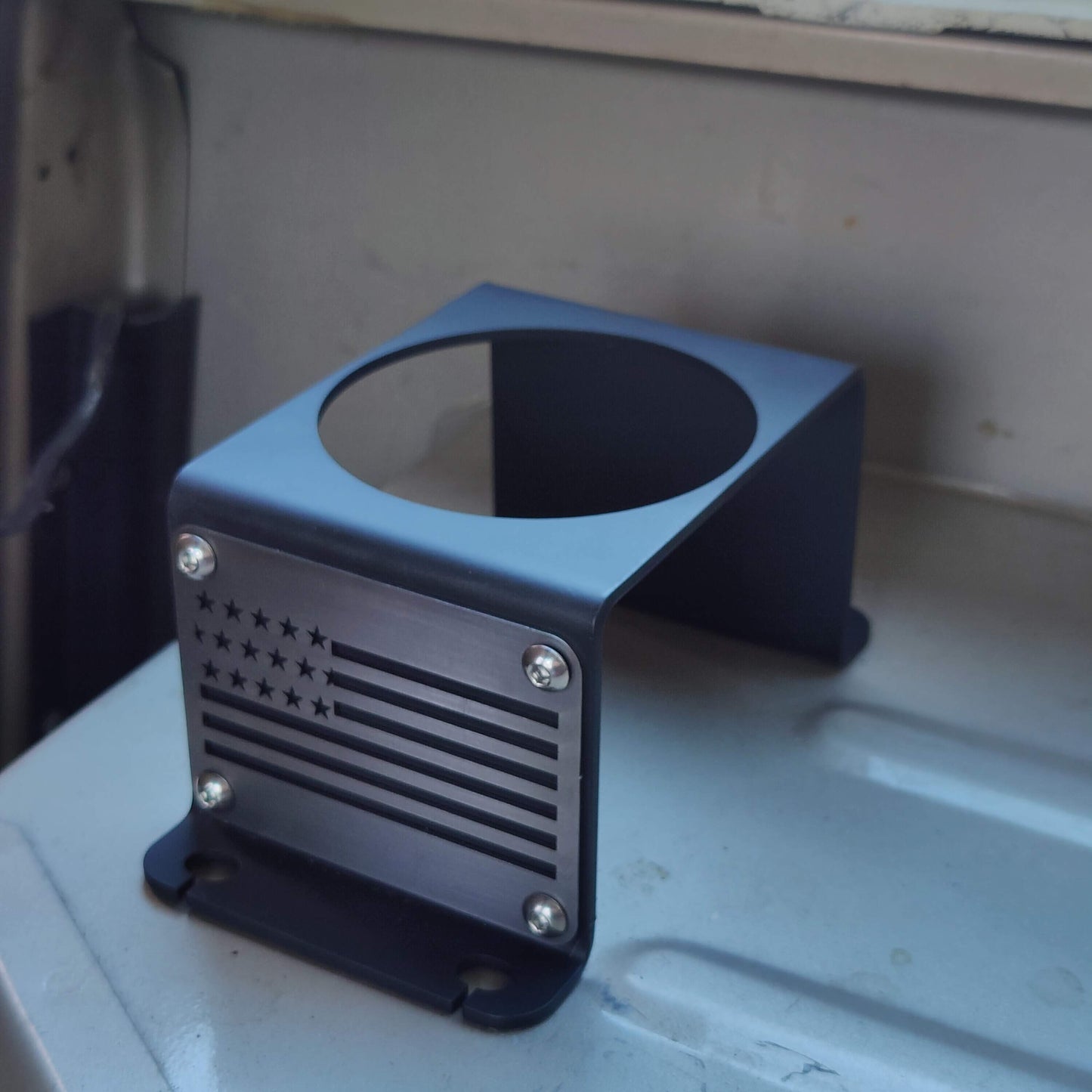 American Flag Rear Cup Holder for Jeep Wrangler YJ
