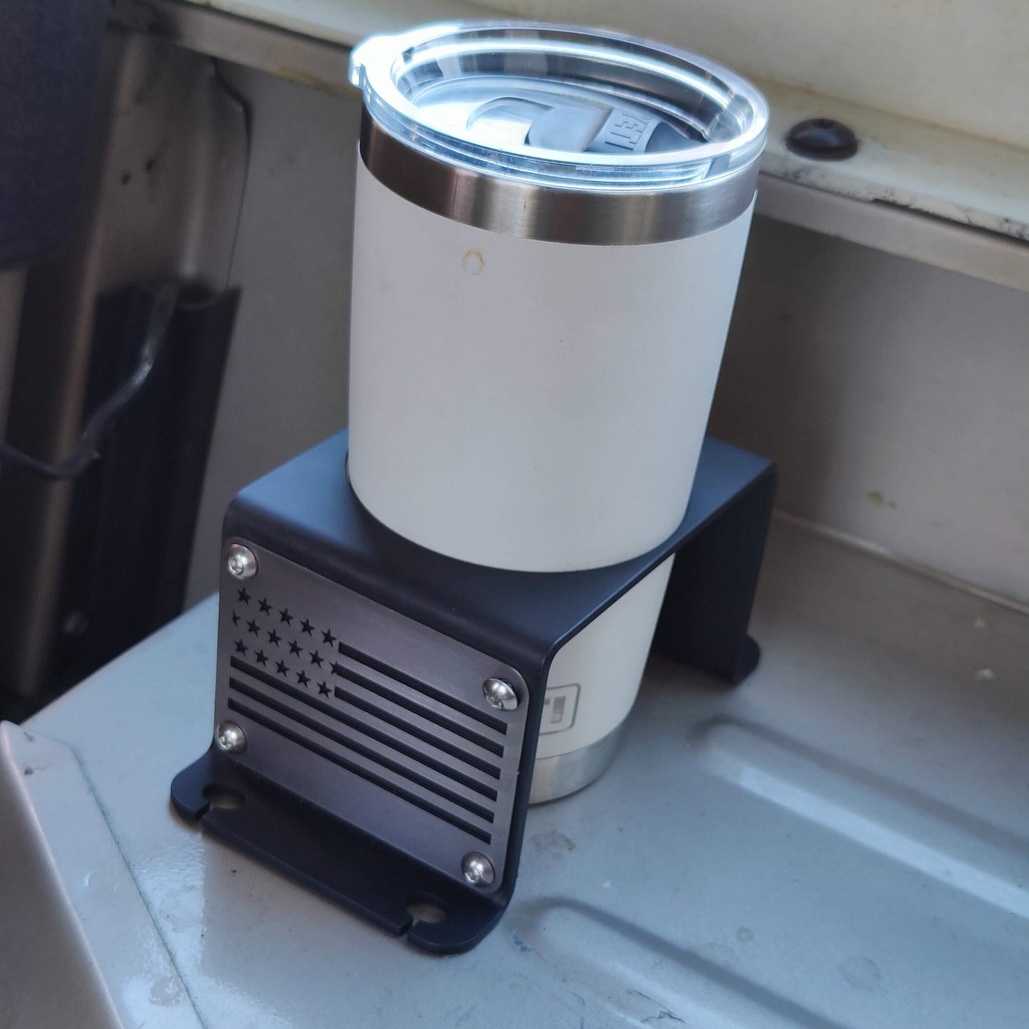 American Flag Rear Cup Holder for Jeep Wrangler YJ