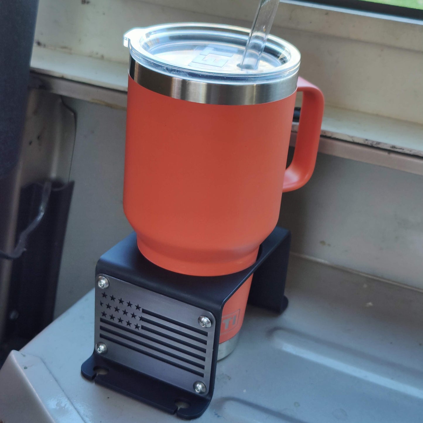 American Flag Rear Cup Holder for Jeep Wrangler YJ