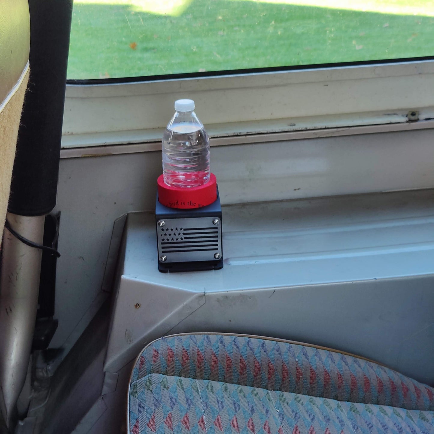 American Flag Rear Cup Holder for Jeep Wrangler YJ