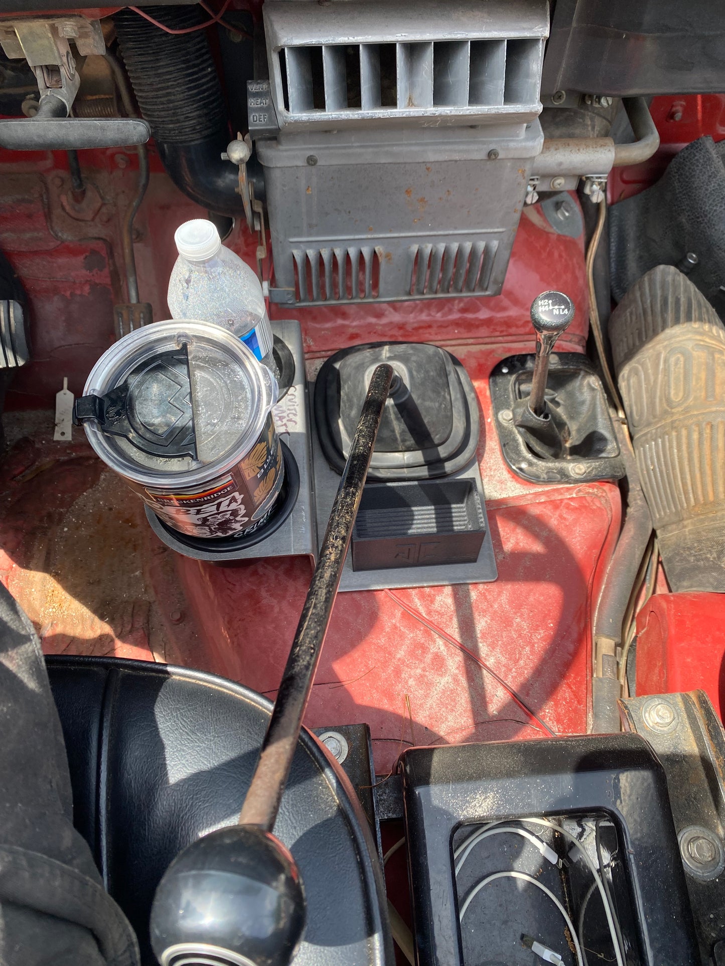 Toyota FJ40 Shifter Cup Holder