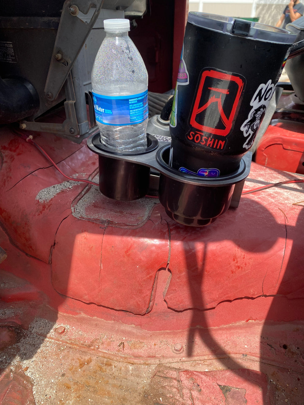 Toyota FJ40 Shifter Cup Holder | JC Customs Metal Fab