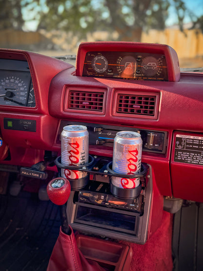 84-88 Toyota Pickup/4Runner Double Cup Holder