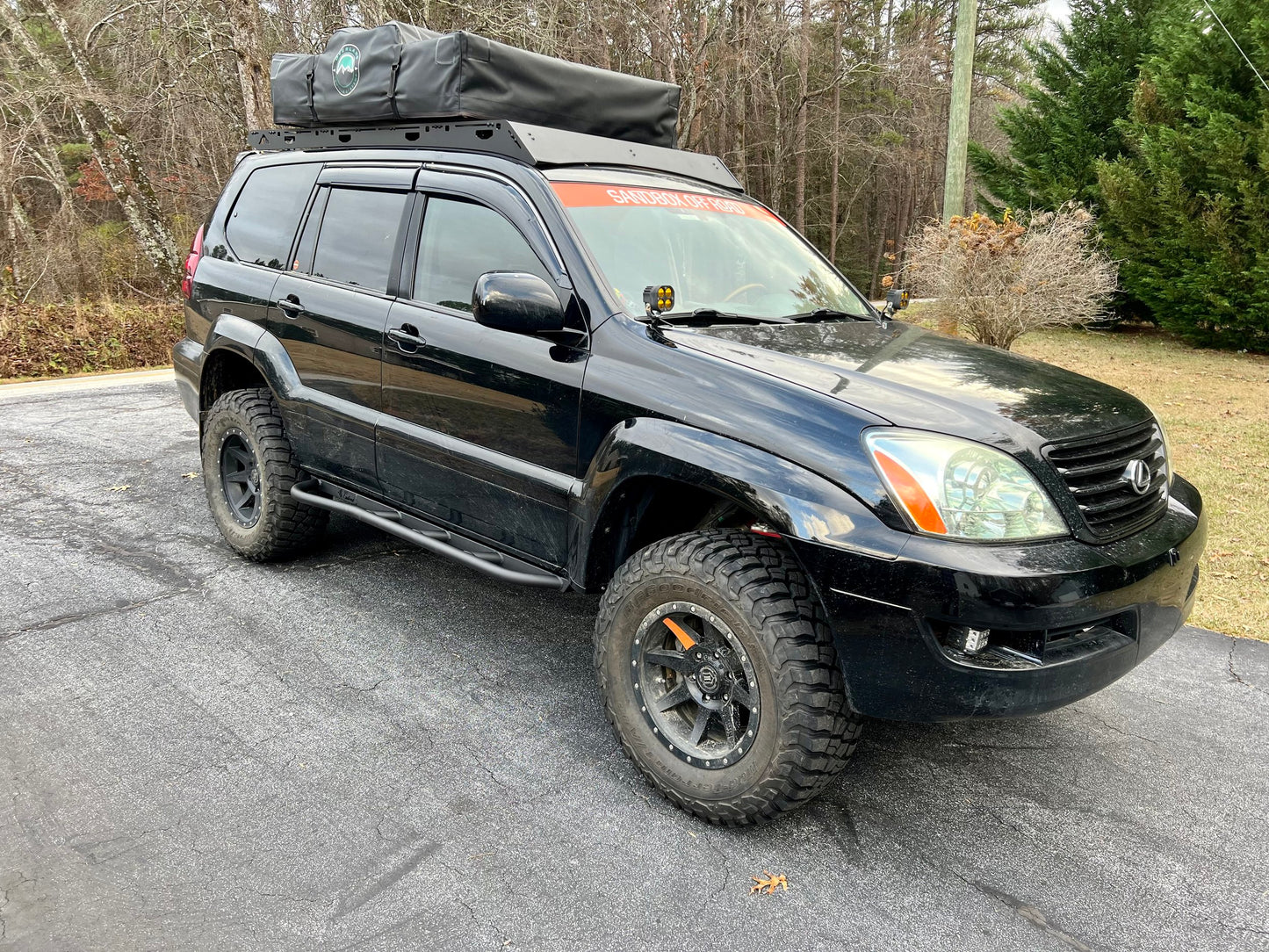 Lexus GX470 Weld On Rock Sliders