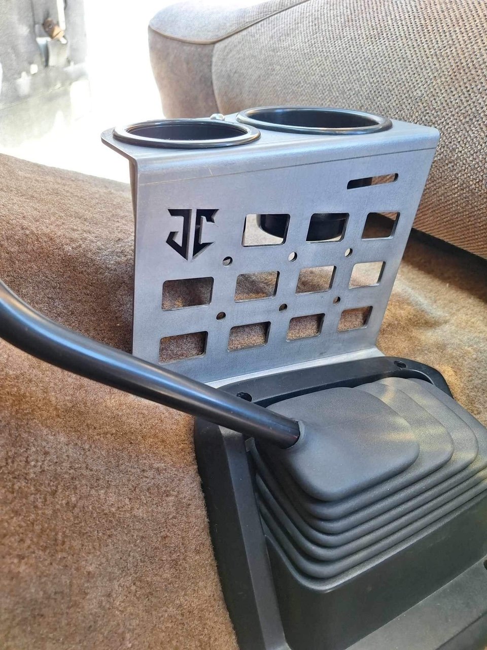 Heavy-Duty Ford F-Series AUTO Shifter Mounted Cup Holder – JC Customs