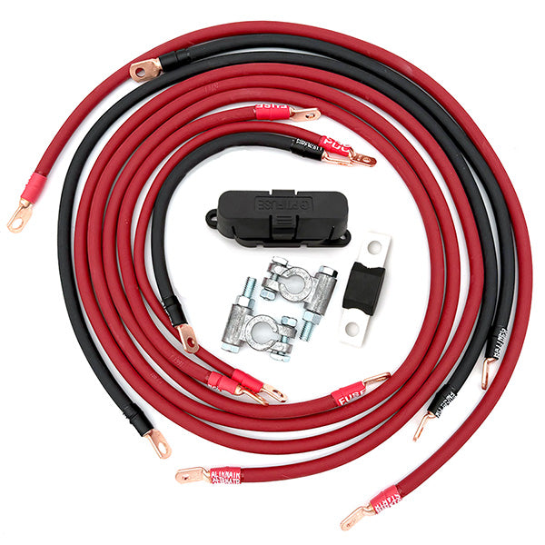 Toyota 4Runner/Pickup Big 7 Battery Cable Kit (Gen 1 - 1984-1989)