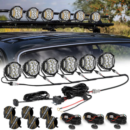 V-ULTRA Series Pod Lights w/ Amber DRL – JC Customs