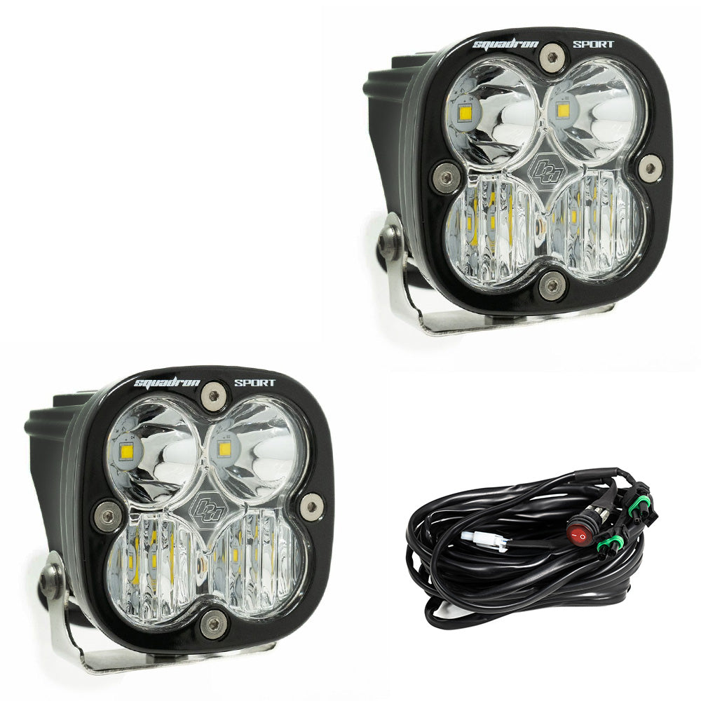 Baja Designs Squadron Sport Series LED Light Pair