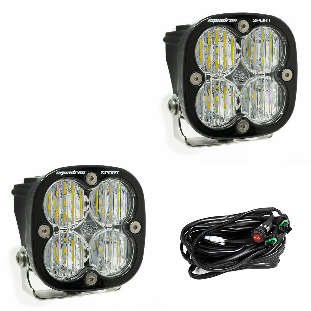 Baja Designs Squadron Sport Series LED Light Pair