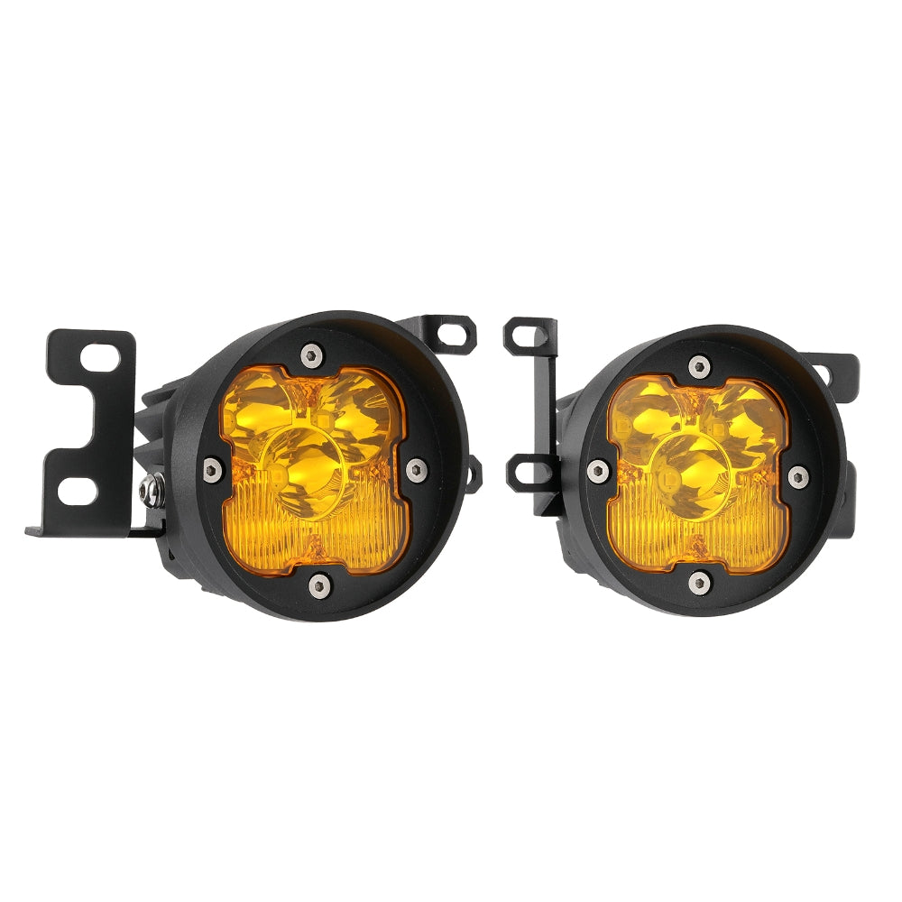 3" LED Pods Mounting Brackets Flush Mount Brackets Compatible with Toyota Tacoma Tundra 4Runner