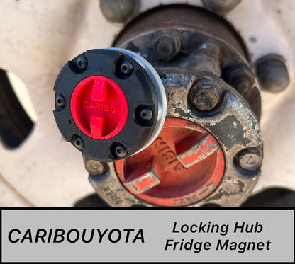 Locking Hub Fridge Magnet