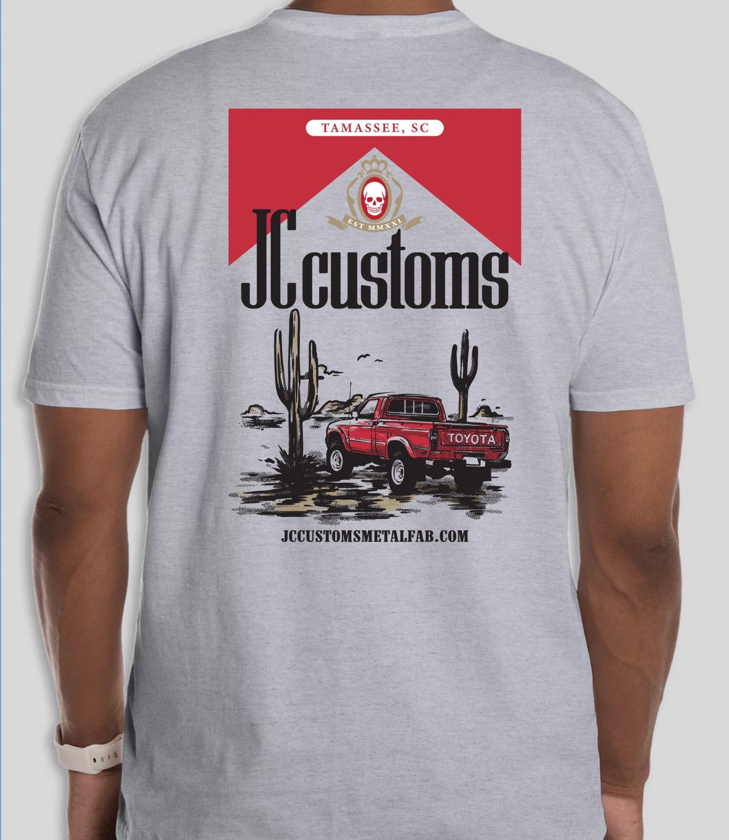 JC Customs Vintage Theme T-Shirt