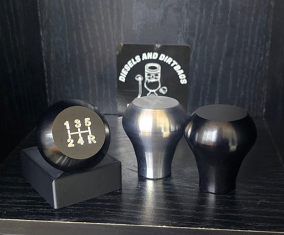 Cummins Extended Aluminum Shift Knob (Raw/Black)