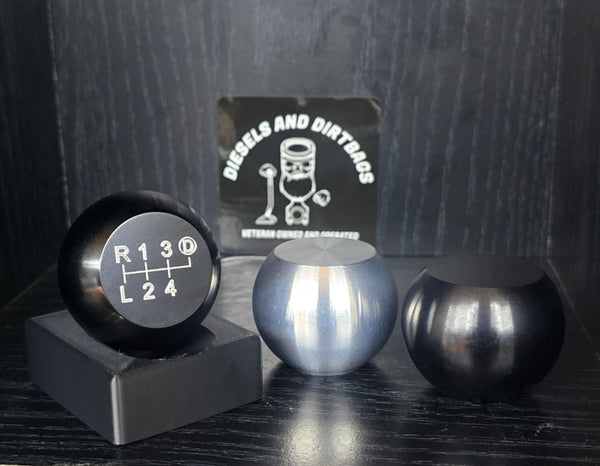 ZF5/6 Ball Aluminum Shift Knob Raw Black for Better Control – JC Customs
