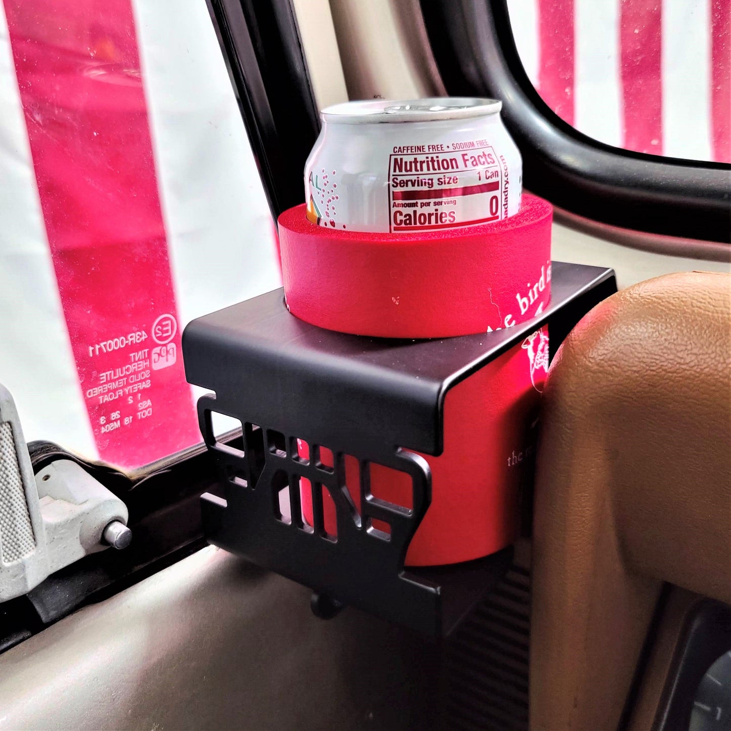 Cup Holder for Jeep Wrangler YJ, Black